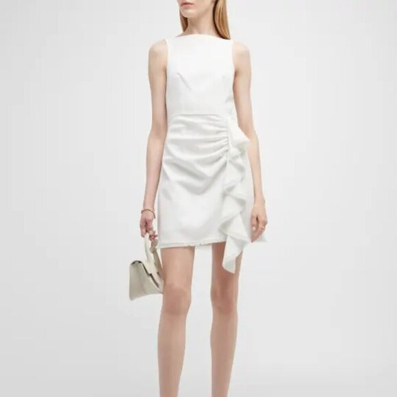 Cinq à Sept Bethel Ruffle Detail Sheath Dress - Picture 1 of 9